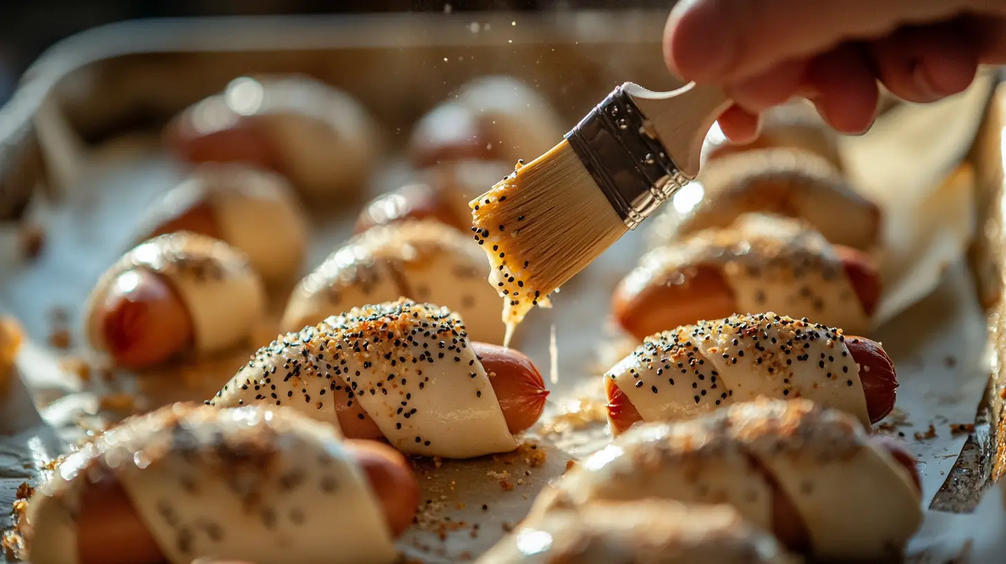 Add Egg Wash & Seasoning