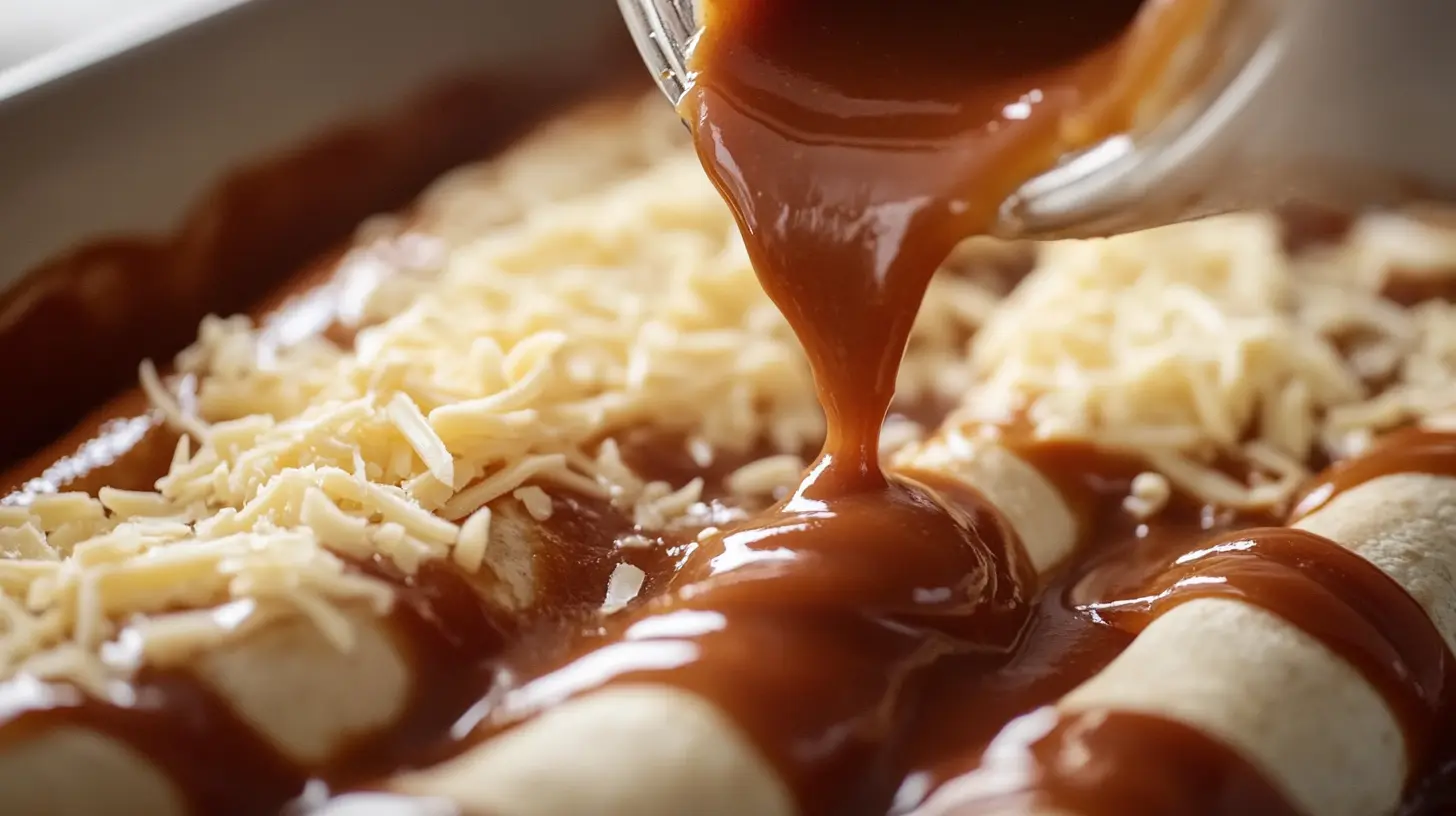 Assemble the Enchiladas