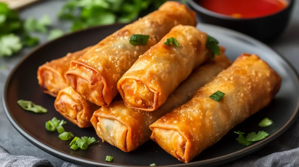 Buffalo Chicken Egg Rolls