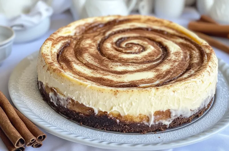 Cinnamon Roll Cheesecake Recipe