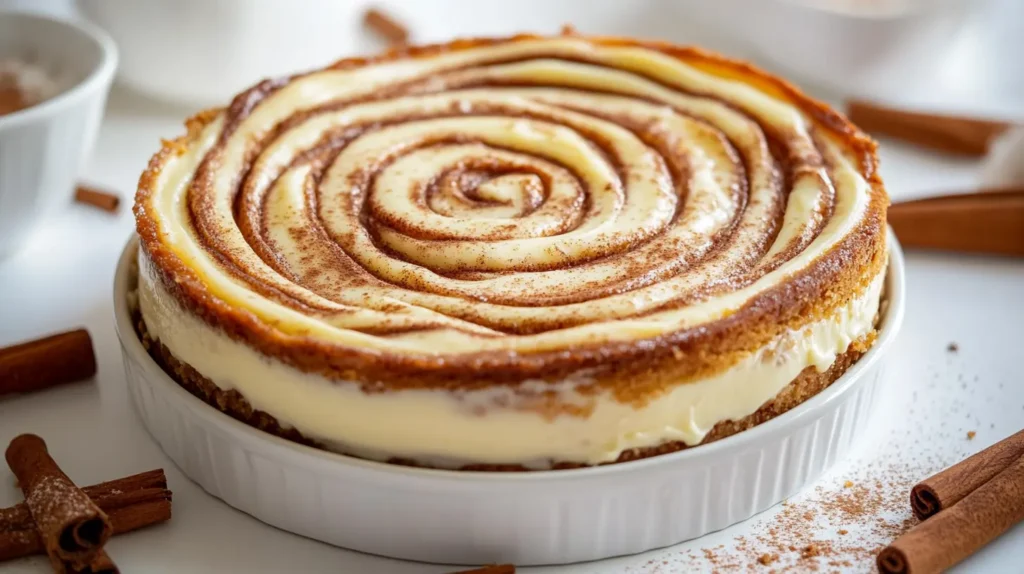 Cinnamon Roll Cheesecake