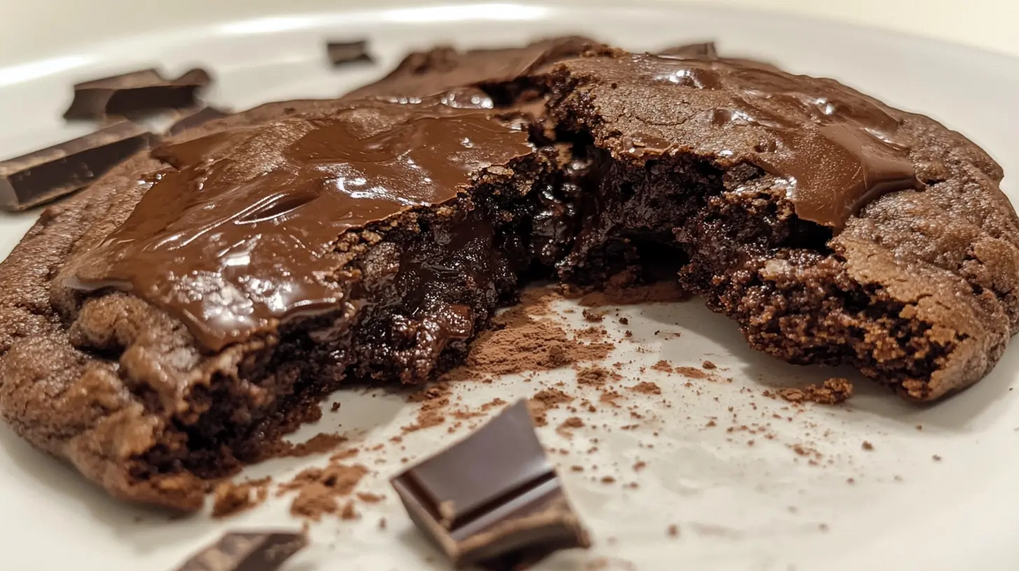 Double Chunk Chocolate Cookies