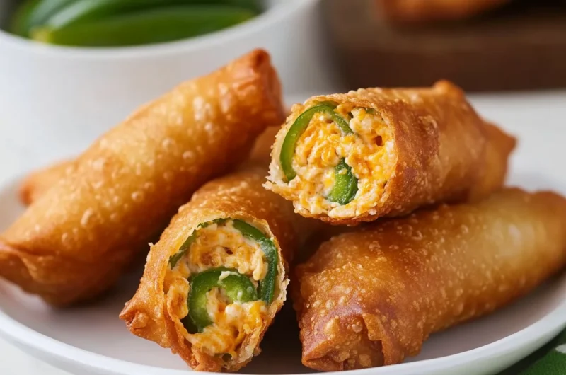 Jalapeño Popper Egg Rolls: The Ultimate Spicy, Cheesy Snack