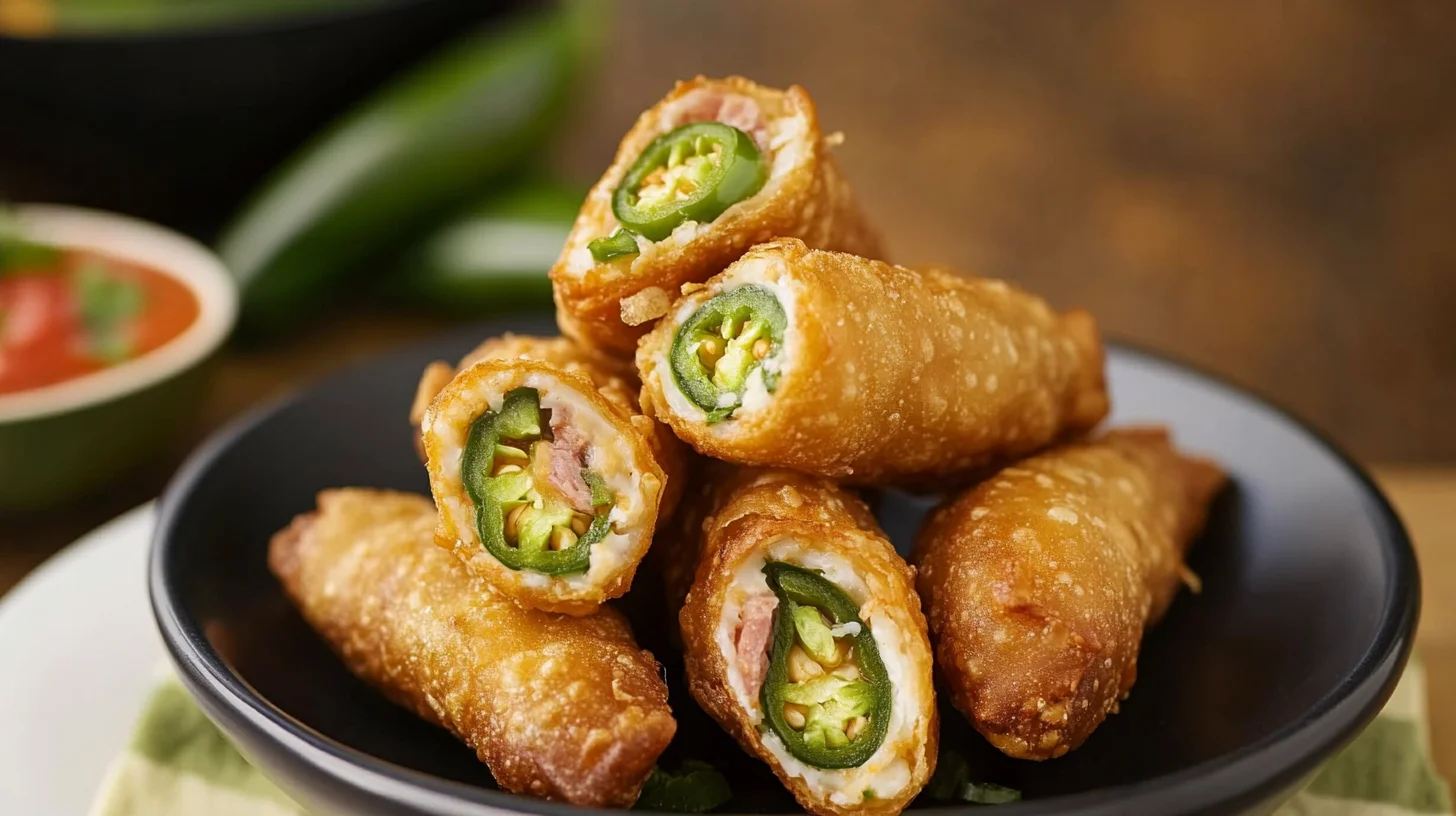 Jalapeño Popper Egg Rolls