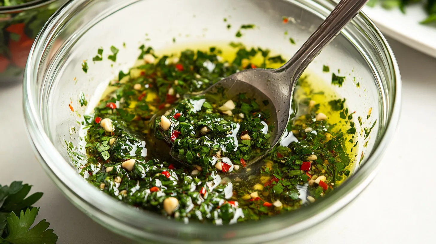 Prepare the Chimichurri Sauce